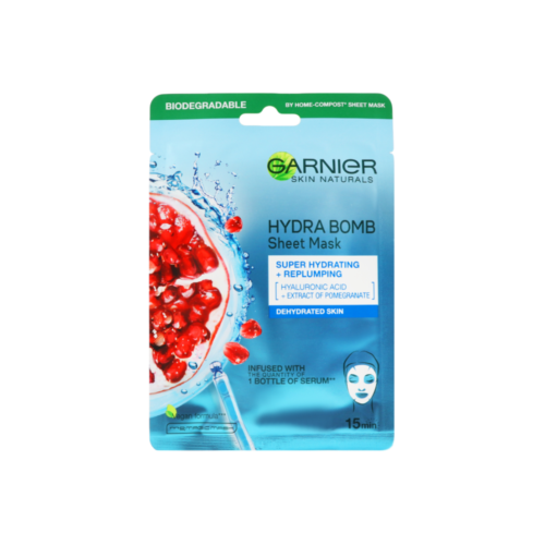 GARNIER TISSUE MASK MOISTURE+AQUA BOMB