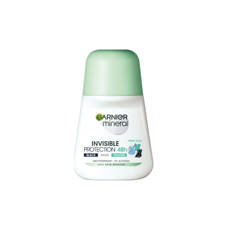 Garnier Deo Roll On Invisible Black-White-Color Fresh 50Ml