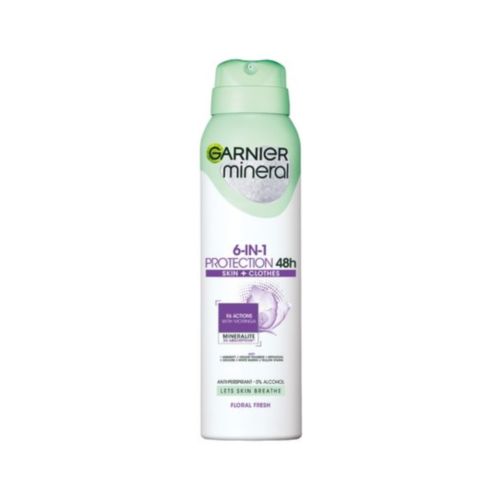 GARNIER DEODORANT SPRAY MINERAL 6IN1 FRESH FLORAL 150ML