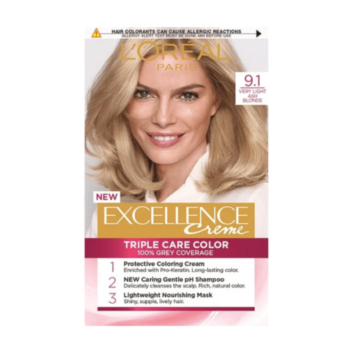 LOREAL EXCELLENCE 9.1 VERY LIGHT ASH BLONDE