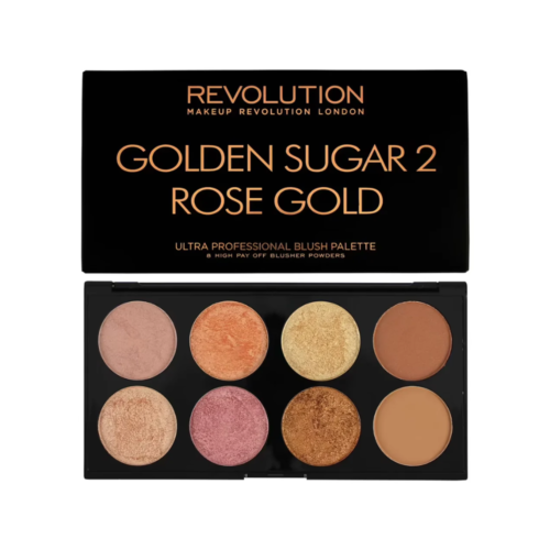 REVOLUTION BLUSH PALETTE GOLDEN SUGAR