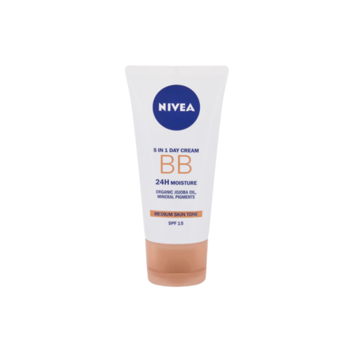 NIVEA 5IN1 DAY CREAM BB MEDIUM SPF15 50ML