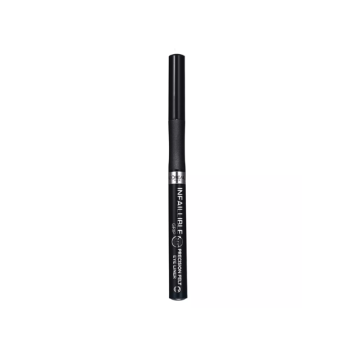 LOREAL GRIP PRECISION FELT LONGWEAR BLACK EYE LINER 24H