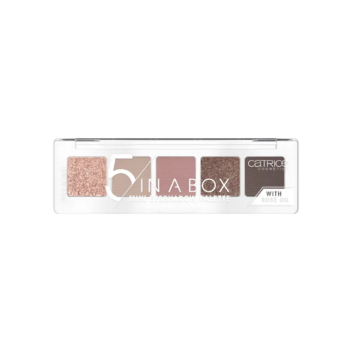 CATRICE 5 IN A BOX MINI EYESHADOW PALETTE 020 SOFT ROSE LOOK