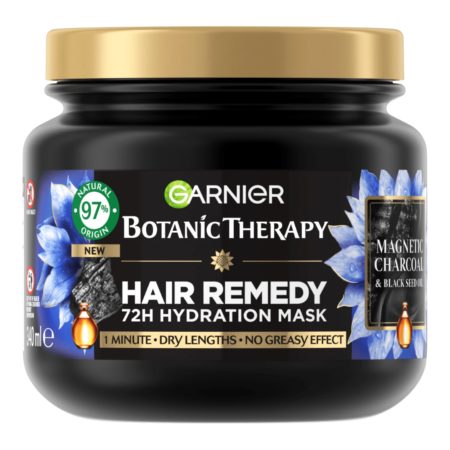 Garnier Botanic Therapy Balancing Shampoo - Shampooing au charbon actif et  à l'huile de cumin noir
