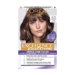 LOREAL EXCELLENCE 6.11 COOL ULTRA ASH DARK BLONDE