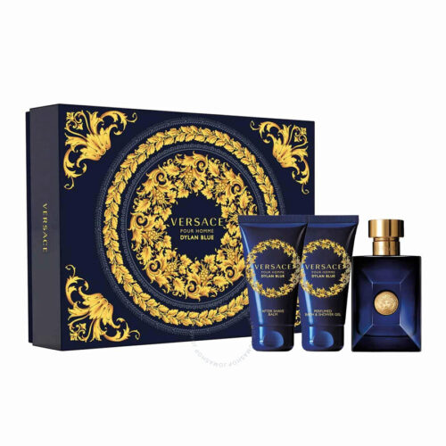 VERSACE DYLAN BLUE EDT 50 ML+AFTER SHAVE BALM 50 ML+SHOWER GEL 50 ML
