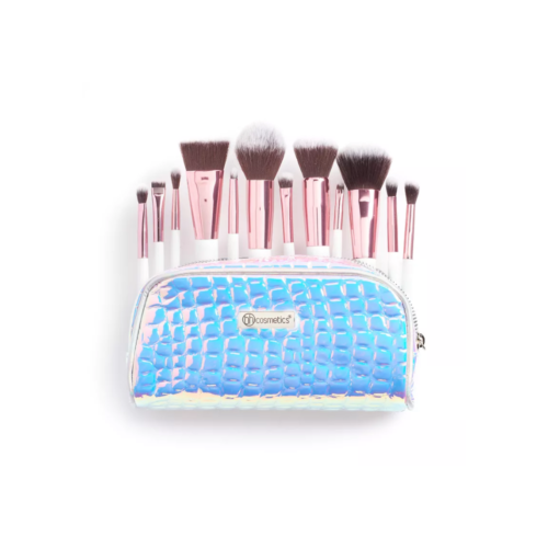 BH COSMETICS SET OF 12 BRUSHES+BAG CRYSTAL QUARTZ
