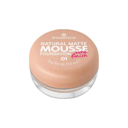 ESSENCE NATURAL MATTE MOUSE FOUNDATION 01