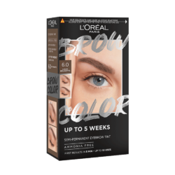 LOREAL BROW COLOR SEMI PERMANENT TINT, 6.0 LIGHT BRUNETTE