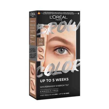 LOREAL BROW COLOR SEMI PERMANENT TINT, 7.0 DARK BLONDE
