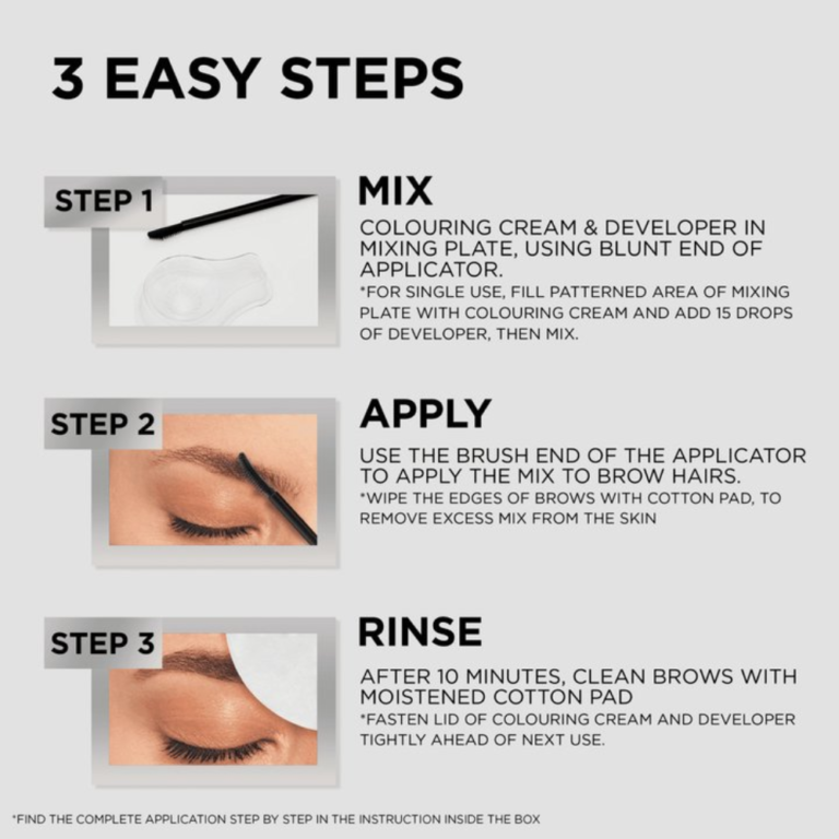 Loreal Brow Color Semi Permanent Tint, 7.0 Dark Blonde thumbnail 5