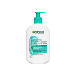 GARNIER HYLAURONIC ALOE SMOOTHING CLEANSING GEL WITH CREAM TEXTURE