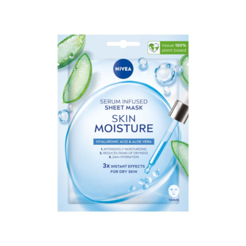 NIVEA SKIN MOISTURE SERUM INFUSED SHEET MASK