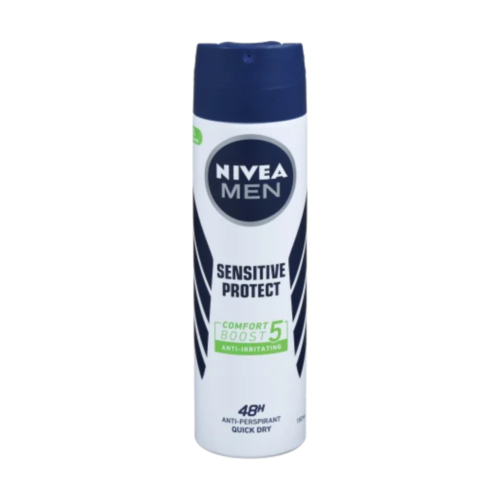 NIVEA MEN SENSITIVE PROTECT COMFORT BOOST 5 48H DEODORANT 150ML