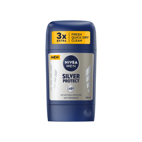 NIVEA MEN SILVER PROTECT 48H DEODORANT STICK 50ML