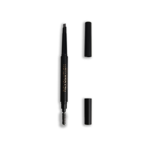 REVOLUTION BROW PENCIL DUO MEDIUM BROWN