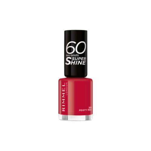 RIMMEL 60 SECONDS SUPER SHINE 313 FEISTY RED