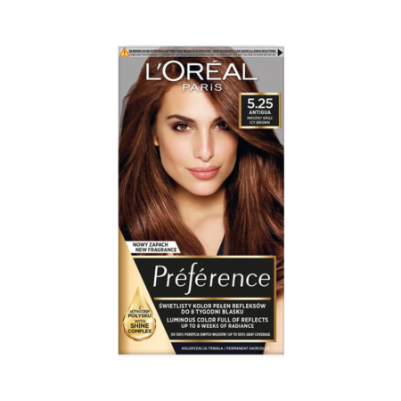 LOREAL PREFERENCE 5.25 ANTIGUA ICY BROWN