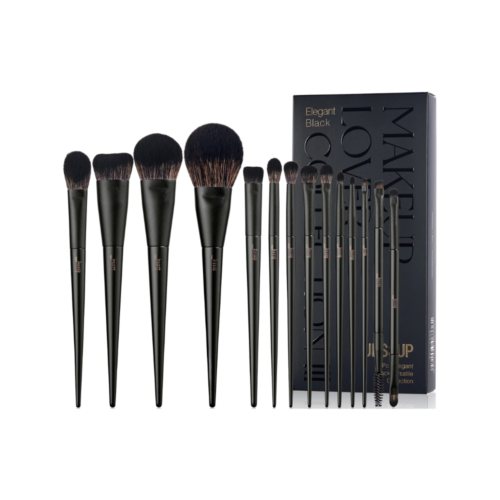 JESSUP MATTE BLACK VERSATILE BRUSH SET 14PCS