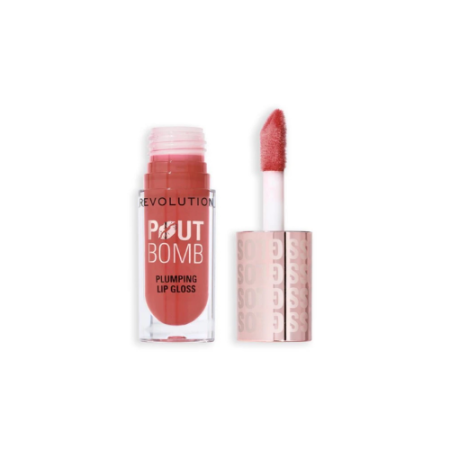 REVOLUTIONLIP GLOSS BOMB PLUMPING MELBA WARM PEACH 4.60ML
