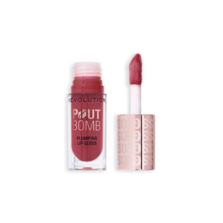 REVOLUTION LIP GLOSS PLUMPING WILD MAUWE PINK