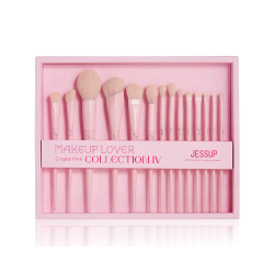 MAKEUP BRUSH GIFT SET CRYSTAL PINK
