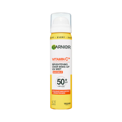 GARNIER BRIGHTENING OVER MAKE UP UV MIST INVIZIBLE  SPF 50+