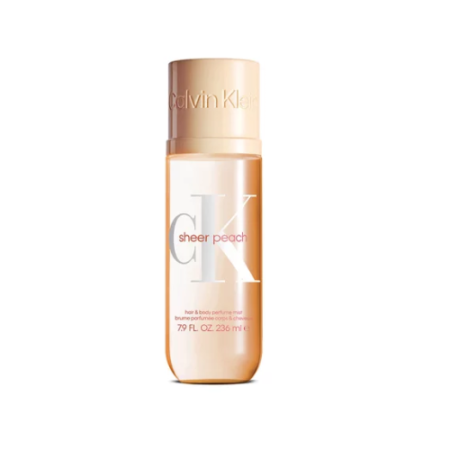 CALVIN KLEIN HAIR AND BODY SPRAY SHEER PEACH