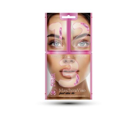 SETABLU MASCHERA VISO DIY PINK MASK