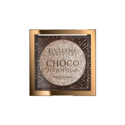 EVELINE CHOCO GLAMOUR MONO EYESHADOW NO.1 MOON SPARKLE