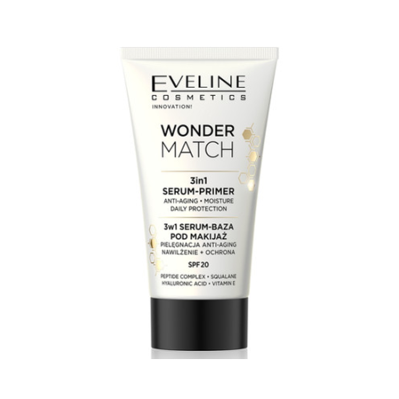 EVELINE WONDER MATCH 3in1 SERUM PRIMER 30ML