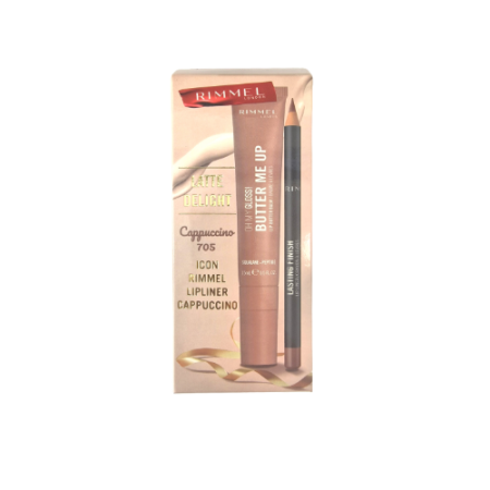 RIMMEL LATTE DELIGHT&LIPLINER CAPPUCCINO SET
