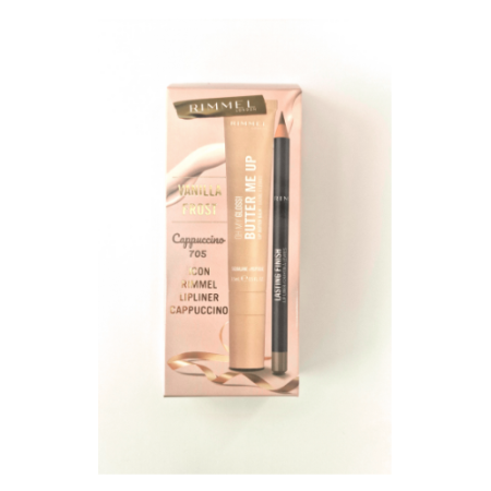 RIMMEL VANILLA FROST GLOSS&LIPLINER CAPPUCCINO SET