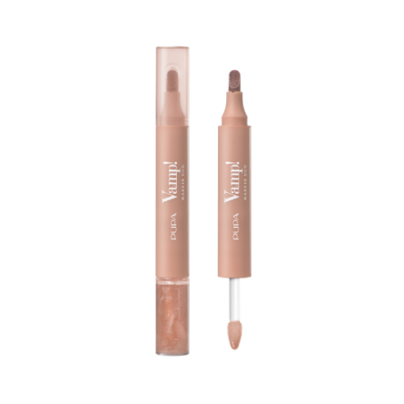 PUPA VAMP MARKER DUO LIP MARKER&OIL-GLOSS 01