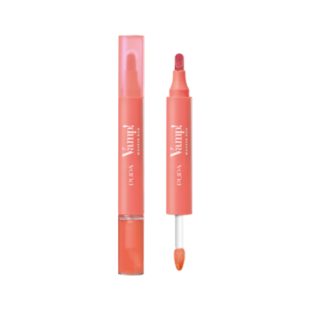 PUPA VAMP MARKER DUO LIP MARKER&OIL GLOSS 08