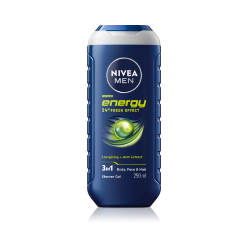 NIVEA MEN ENERGY FRESH EFFECT 3IN1 BODY FACE & HAIR