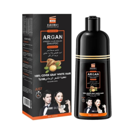 VOJO ARGAN SPEEDY HAIR COLOR SHAMPOO NATULAR BLACK