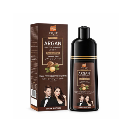 VOJO ARGAN SPEEDY HAIR COLOR SHAMPOO DARK BROW
