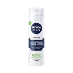 NIVEA  FOR MEN SHAVING FOAM SENSITIVE 200 ML.