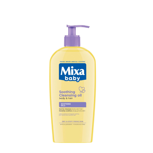 MIXA BABY SOOTHING CLEANSING OIL BODY&OIL