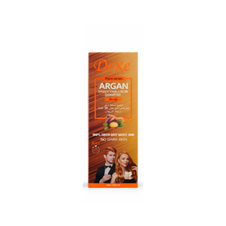 DEXE ARGAN SPEEDY HAIR COLOR SHAMPOO BLONDE