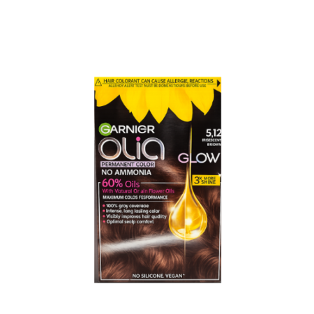 GARNIER OLIA PERMANENT COLOR NO AMMONIA 5.12 IRIDESCENT BROWN