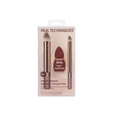 REAL TECHNIQUES MAKEUPSAVER SPONGE+BRUSH SET