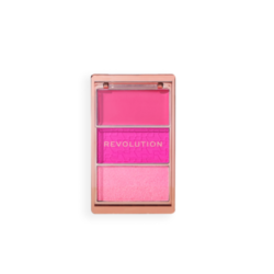 REVOLUTION ICON BLUSH PALETTE HOT PINK FLAG