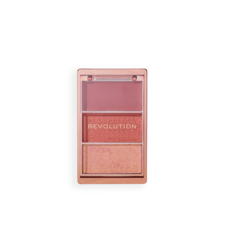 REVOLUTION ICON BLUSH PALETTE AURA POINTS ROSE