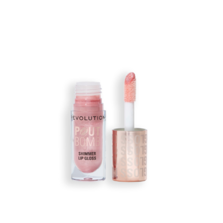 REVOLUTION  LIP GLOSS POUT BOMB SHIMME SHINE PINK