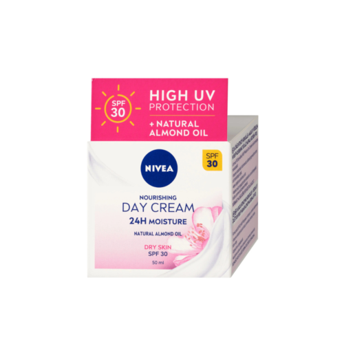Nivea Nourishing Day Cream For Dry Skin Spf30, 50 ml