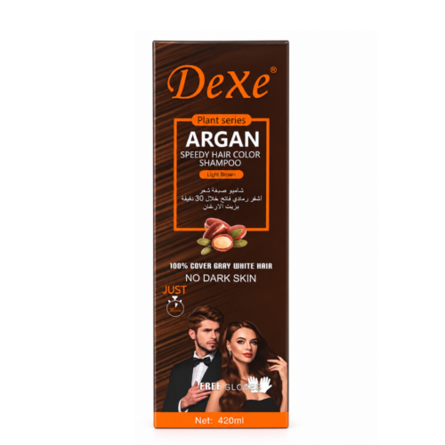 Dexe Speedy Hair Color Shampoo Light Brown 420ml